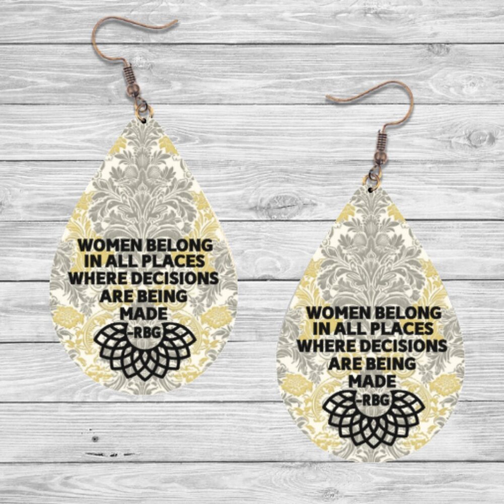 RBG: Womens Rights Earrings